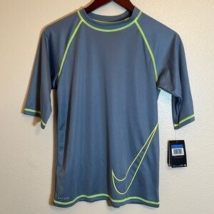 NWT Nike Short Sleeve Swim Rashguard Shirt